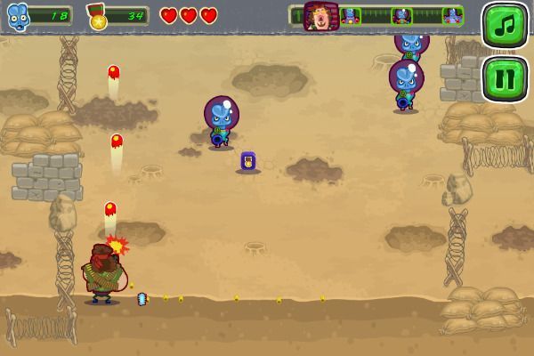 Aliens Attack 🕹️ 🏃 | Free Arcade Action Browser Game - Image 2