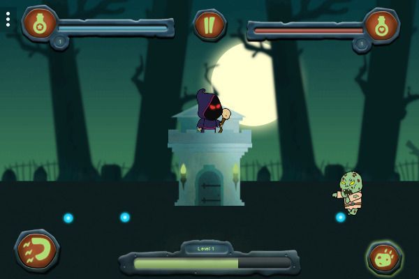 Angry Necromancer 🕹️ 🏃 | Free Arcade Action Browser Game - Image 1