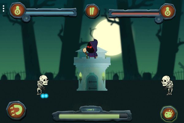 Angry Necromancer 🕹️ 🏃 | Free Arcade Action Browser Game - Image 2