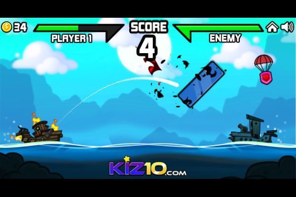 Battles of Seas 🕹️ 🏃 | Jogo de navegador arcade de ação - Imagem 3