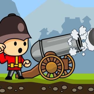 Jugar Cannons And Soldiers  🕹️ 🏃