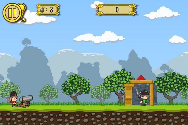 Cannons And Soldiers 🕹️ 🏃 | Arcade Action Kostenloses Browserspiel - Bild 2