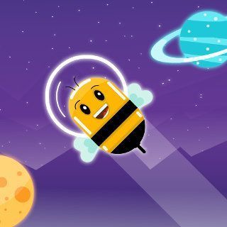 Jugar Cosmic Bee  🕹️ 🏃