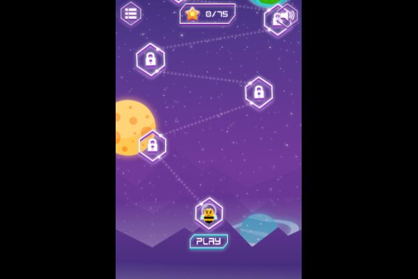 Cosmic Bee 🕹️ 🏃 | Juego de navegador arcade de acción - Imagen 1