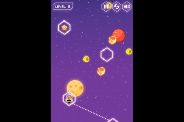 Cosmic Bee 🕹️ 🏃 | Juego de navegador arcade de acción - Imagen 2