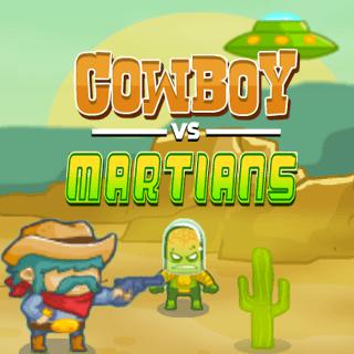 Spielen sie Cowboys vs Martians  🕹️ 🏃