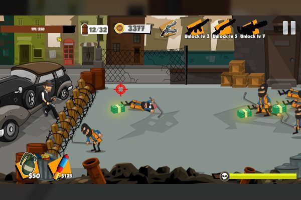Gangster War 🕹️ 🏃 | Jogo de navegador arcade de ação - Imagem 3