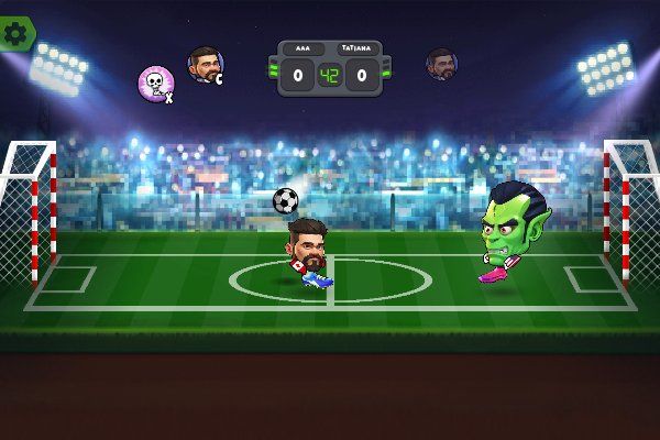 Head Soccer Arena 🕹️ 🏃 | Juego de navegador arcade de acción - Imagen 1