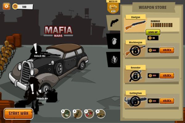 Mafia Wars 🕹️ 🏃 | Free Arcade Action Browser Game - Image 1