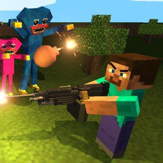 Play Mine Shooter: Huggy's Attack  🕹️ 🏃