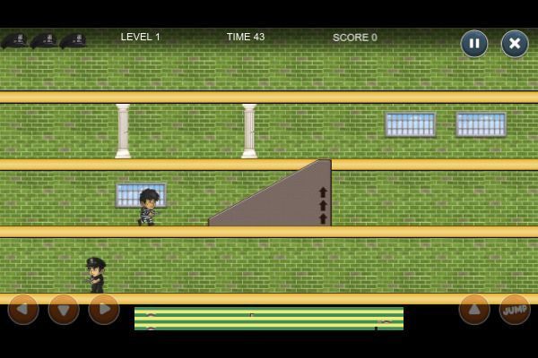 Police Chase 🕹️ 🏃 | Jogo de navegador arcade de ação - Imagem 2
