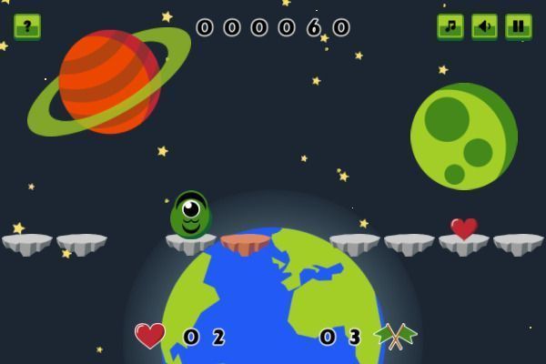 Run Astro Run 🕹️ 🏃 | Action Geschicklichkeit Kostenloses Browserspiel - Bild 2