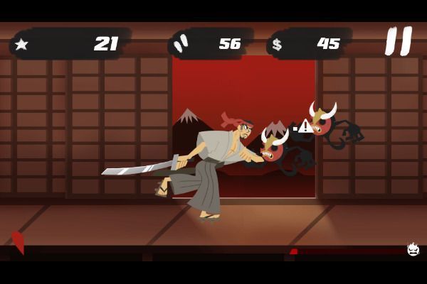 Samurai Rampage 🕹️ 🏃 | Jogo de navegador arcade de ação - Imagem 3