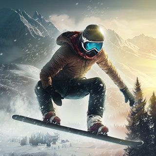 Spielen sie Snowboard King 2024  🕹️ 🏃