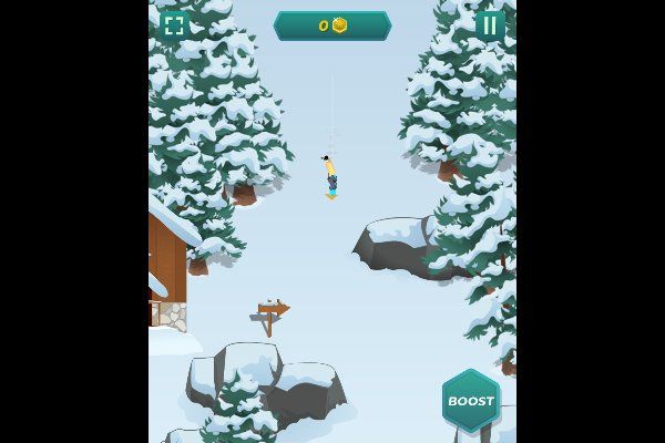 Snowboard King 2024 🕹️ 🏃 | Gioco per browser arcade di azione - Immagine 1