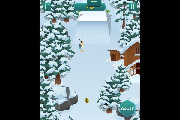 Snowboard King 2024 🕹️ 🏃 | Gioco per browser arcade di azione - Immagine 2