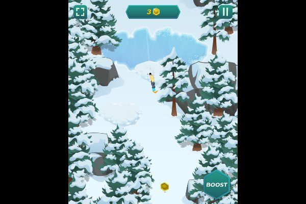 Snowboard King 2024 🕹️ 🏃 | Free Arcade Action Browser Game - Image 3