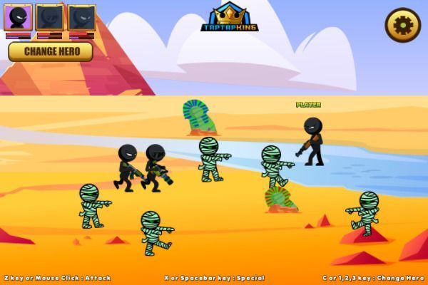 Stickman Team Force 2 🕹️ 🏃 | Free Arcade Action Browser Game - Image 2