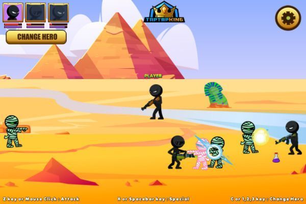 Stickman Team Force 2 🕹️ 🏃 | Gioco per browser arcade di azione - Immagine 3