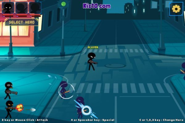 Stickman Team Force 🕹️ 🏃 | Gioco per browser arcade di azione - Immagine 1