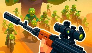 Zombie Road Shooter with Destruction