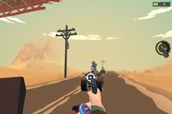 Zombie Road Shooter with Destruction 🕹️ 🏃 | Jogo de navegador arcade de ação - Imagem 2
