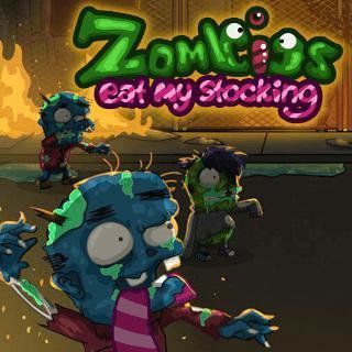 Jogar Zombies Eat My Stocking  🕹️ 🏃