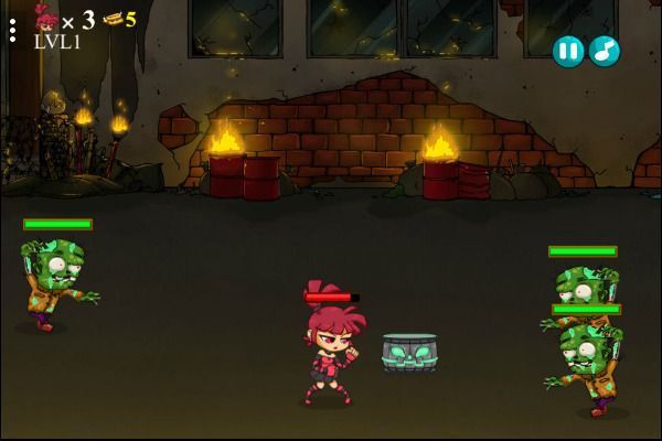 Zombies Eat My Stocking 🕹️ 🏃 | Jogo de navegador arcade de ação - Imagem 2