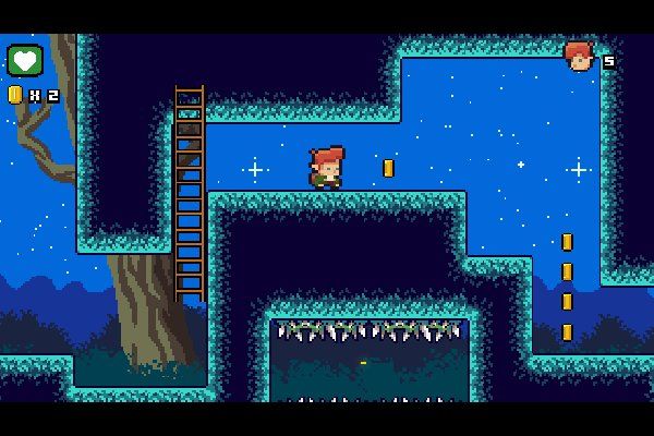 Aidan in Danger 🕹️ 🗡️ | Jogo de navegador arcade de aventura - Imagem 1
