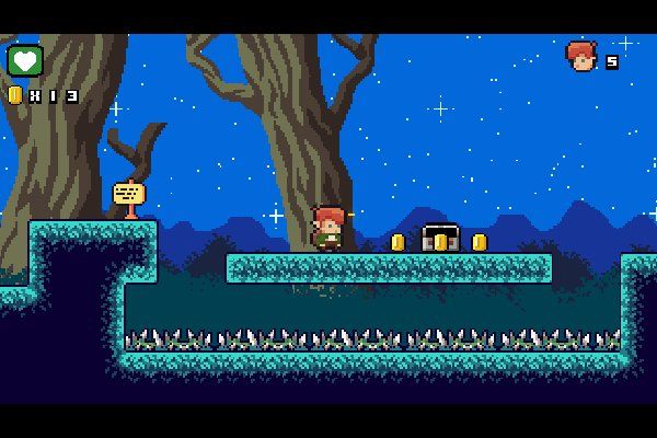 Aidan in Danger 🕹️ 🗡️ | Jogo de navegador arcade de aventura - Imagem 2