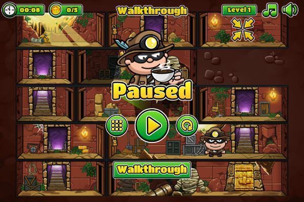 Bob The Robber 5 🕹️ 🗡️ | Abenteuer Arcade Kostenloses Browserspiel - Bild 2