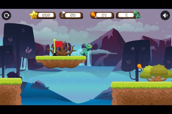 Dino Run - Level 2 (HTML5) 