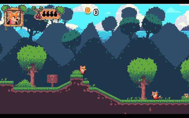 Foxy Land 2 🕹️ 🗡️ | Arcade Abenteuer Kostenloses Browserspiel - Bild 1