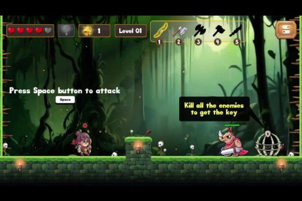 Jungle Fury Mutant Rhino Mayhem 🕹️ 🗡️ | Free Arcade Adventure Browser Game - Image 1