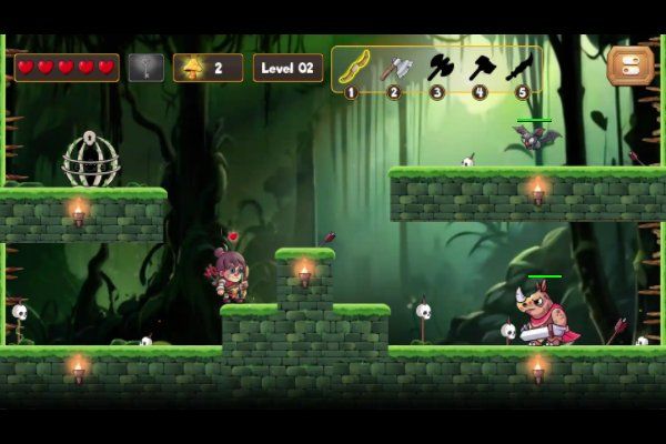 Jungle Fury Mutant Rhino Mayhem 🕹️ 🗡️ | Free Arcade Adventure Browser Game - Image 2