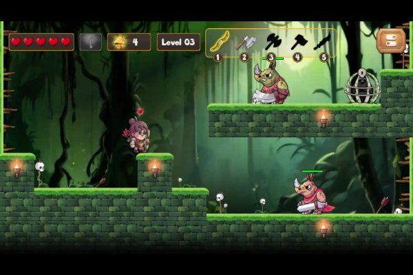 Jungle Fury Mutant Rhino Mayhem 🕹️ 🗡️ | Free Arcade Adventure Browser Game - Image 3