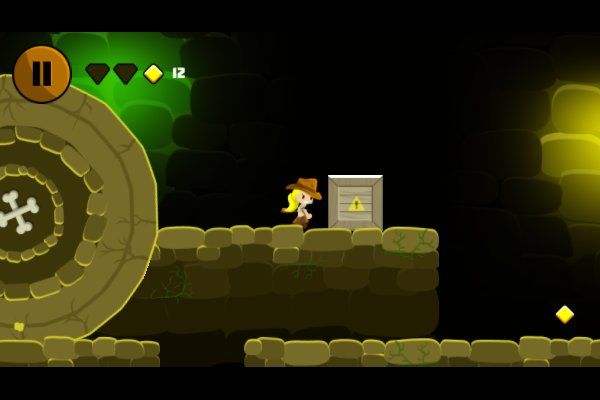 Lara and the Skull Gold 🕹️ 🗡️ | Gioco per browser arcade di avventura - Immagine 2