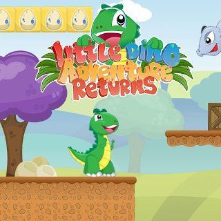 Gioca a Little Dino Adventure Returns  🕹️ 🗡️