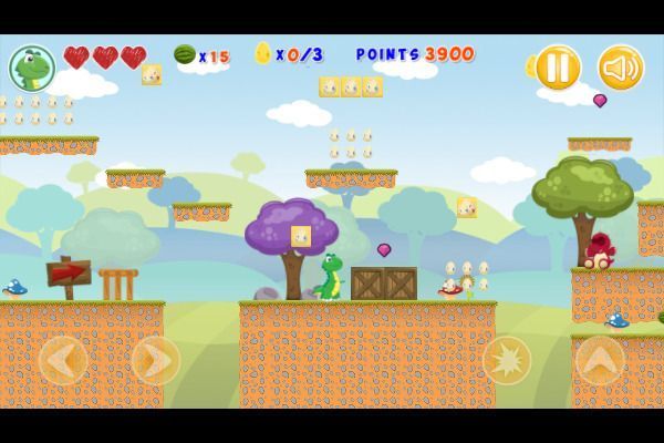 Little Dino Adventure Returns 🕹️ 🗡️ | Abenteuer Arcade Kostenloses Browserspiel - Bild 1