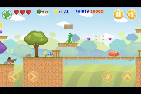 Little Dino Adventure Returns 🕹️ 🗡️ | Gioco per browser di avventura arcade - Immagine 3