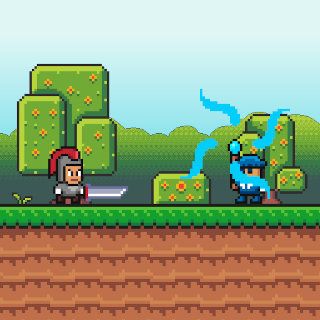 Jugar Pixel Knight Adventure  🕹️ 🗡️