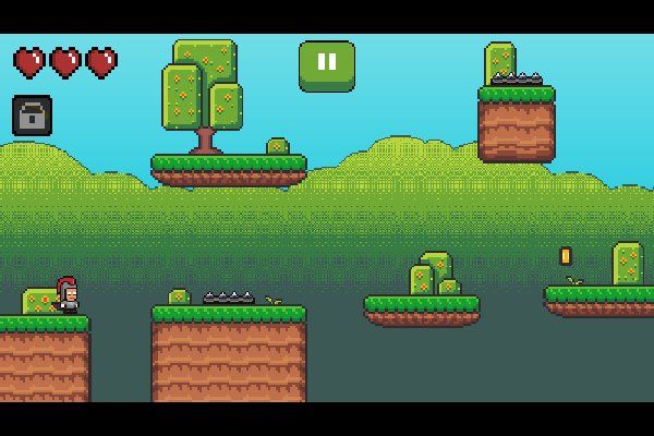 Pixel Knight Adventure 🕹️ 🗡️ | Free Arcade Adventure Browser Game - Image 1