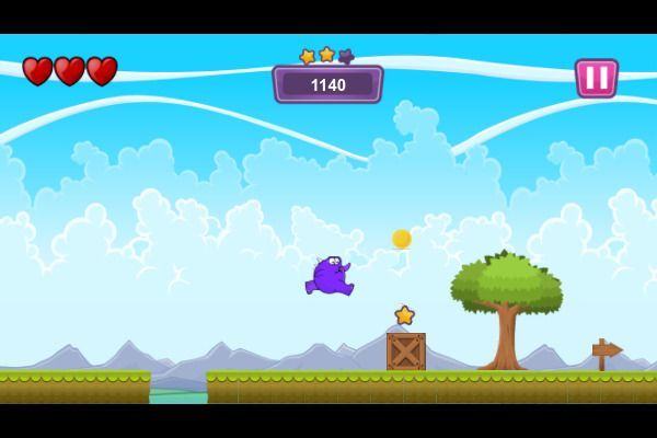 Purple Monster Adventure 🕹️ 🗡️ | Free Adventure Arcade Browser Game - Image 2