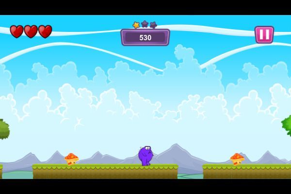 Purple Monster Adventure 🕹️ 🗡️ | Free Adventure Arcade Browser Game - Image 3
