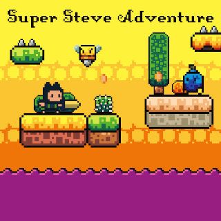 Jouer au Super Steve Adventure  🕹️ 🗡️