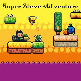 Jogar Super Steve Adventure  🕹️ 🗡️