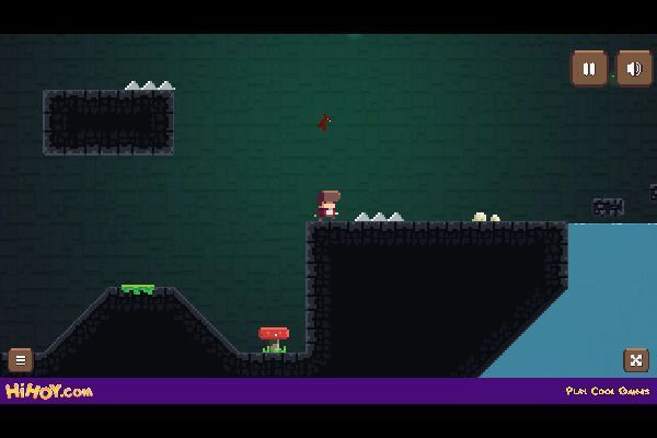 Tiny Man And Red Bat 🕹️ 🗡️ | Abenteuer Arcade Kostenloses Browserspiel - Bild 3