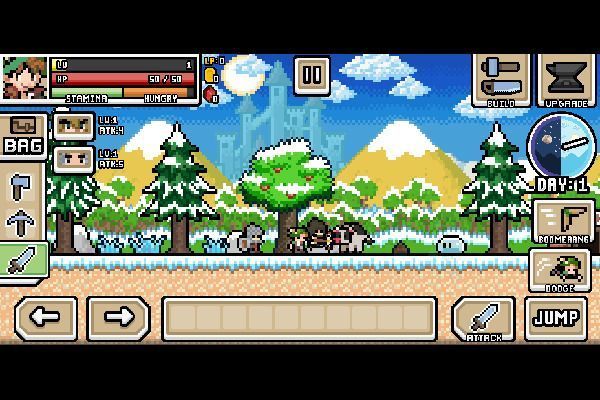 Ultra Pixel Survive Winter Coming 🕹️ 🗡️ | Free Adventure Arcade Browser Game - Image 3