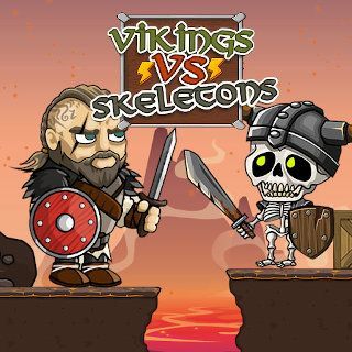 Jouer au Vikings vs Skeletons  🕹️ 🗡️