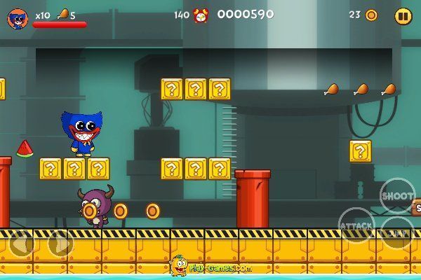 Wuggy Adventures 🕹️ 🗡️ | Free Adventure Arcade Browser Game - Image 3
